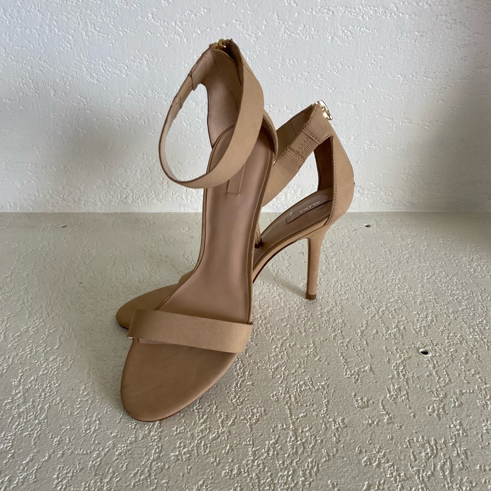 Aldo Tan  Strappy Heel Size 8 1/2